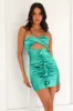 HELLO MOLLY Mermaid Castle Mini Dress Emerald sold by Hello Molly
