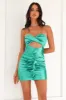 HELLO MOLLY Mermaid Castle Mini Dress Emerald sold by Hello Molly