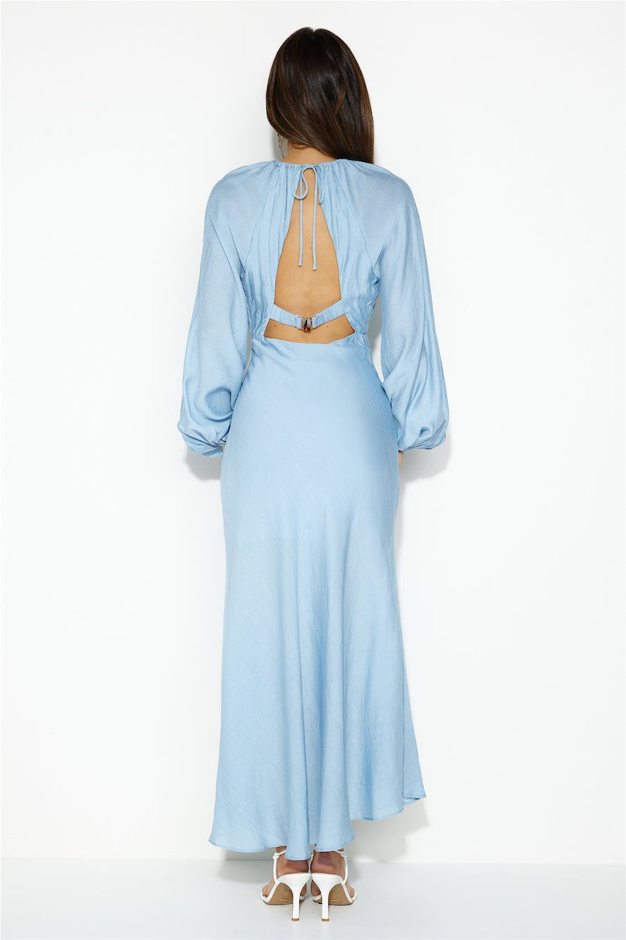Daydream Retreat Midi Dress Blue sold by Hello Molly product image thumbnail 4