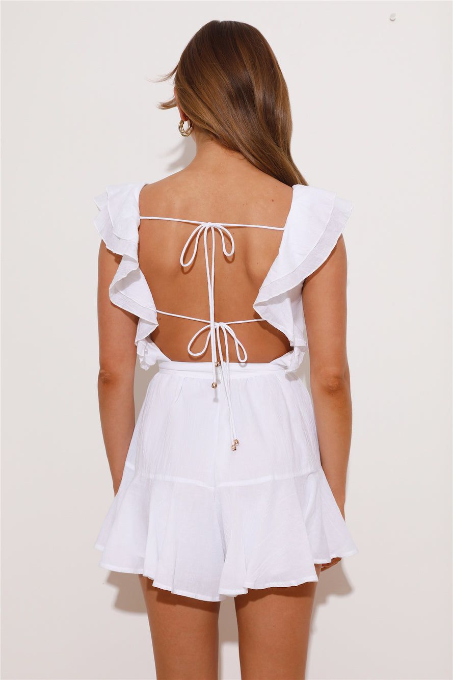 Love Tropic Romper White sold by Hello Molly product image thumbnail 5
