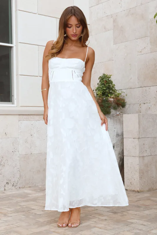 Softest Sand Maxi Dress White sold by Hello Molly