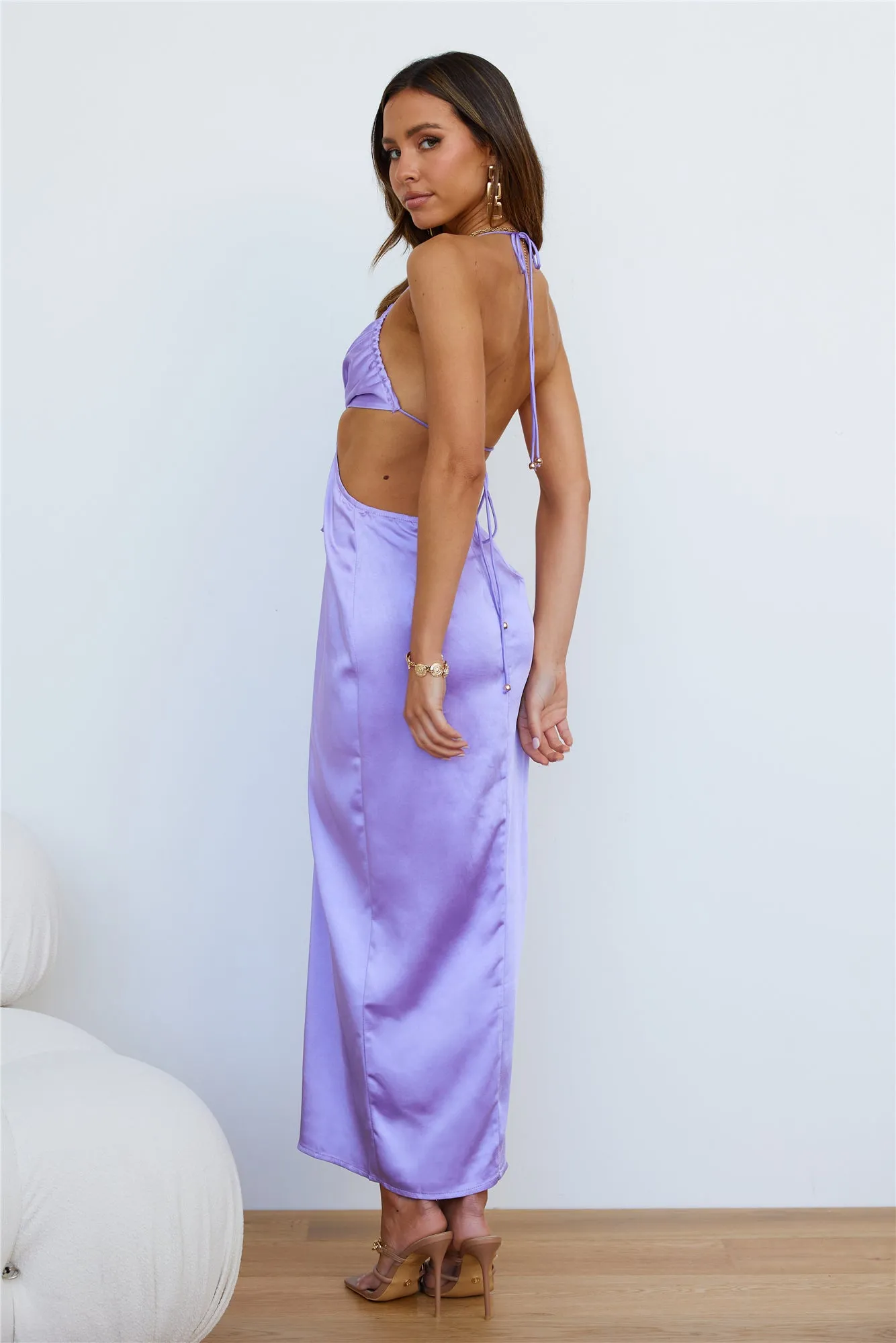 In Control Maxi Dress Lilac sold by Hello Molly product image thumbnail 4