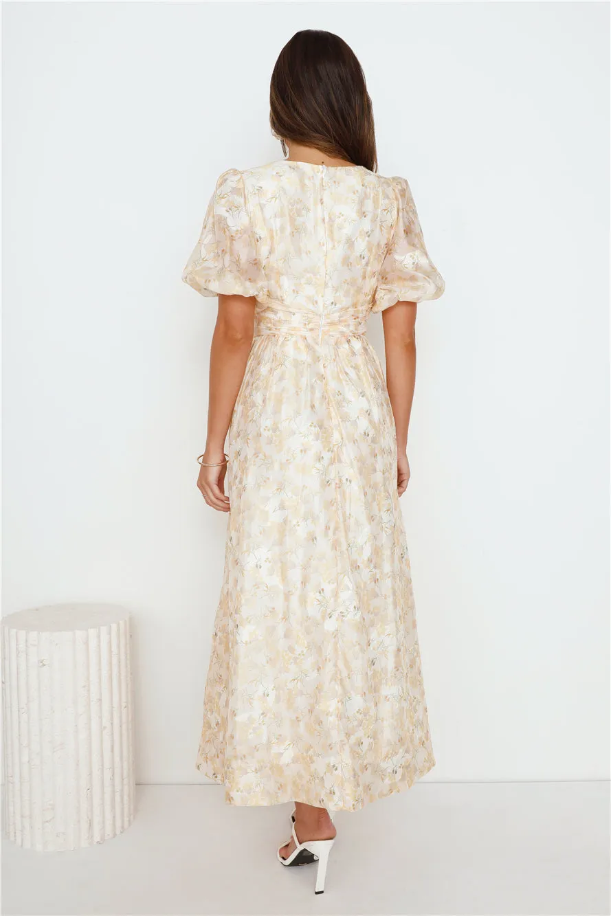 Dancing Delicates Maxi Dress Yellow sold by Hello Molly product image thumbnail 5