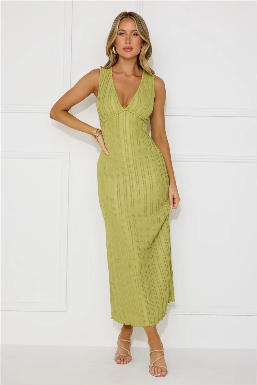 Sparkling Sea Maxi Dress Sage sold by Hello Molly product image thumbnail 3