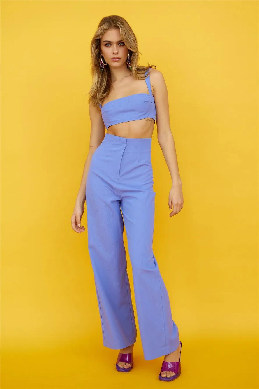 Old Rules Crop Top Blue sold by Hello Molly product image thumbnail 3