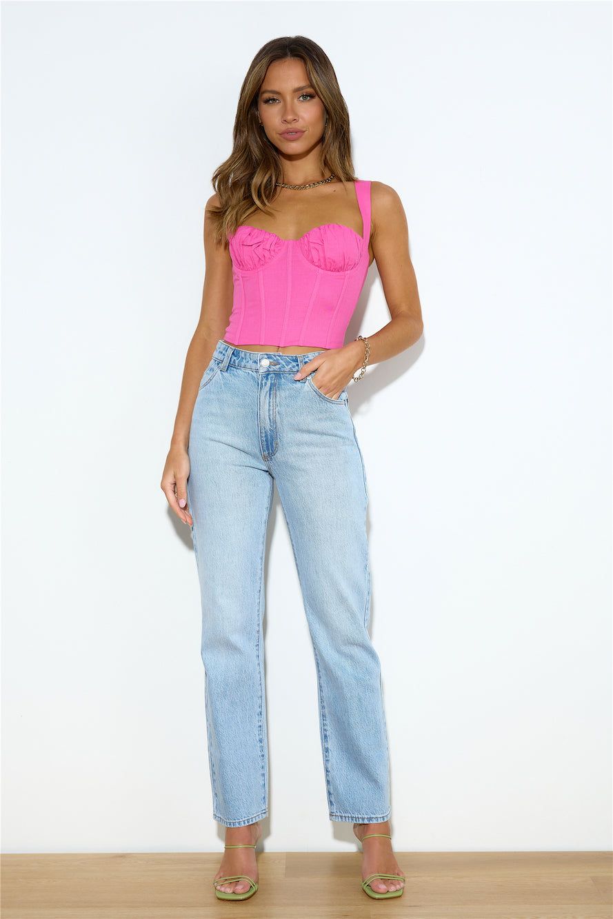 Super Stylish Crop Top Pink sold by Hello Molly