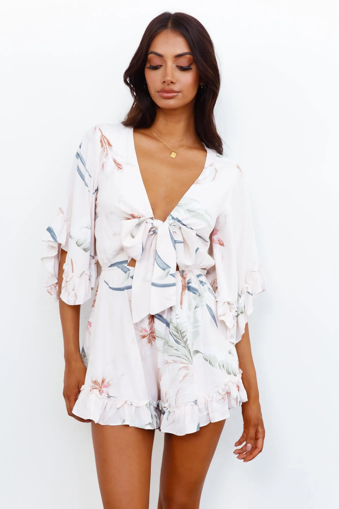 Airy Life Romper Floral sold by Hello Molly product image thumbnail 5
