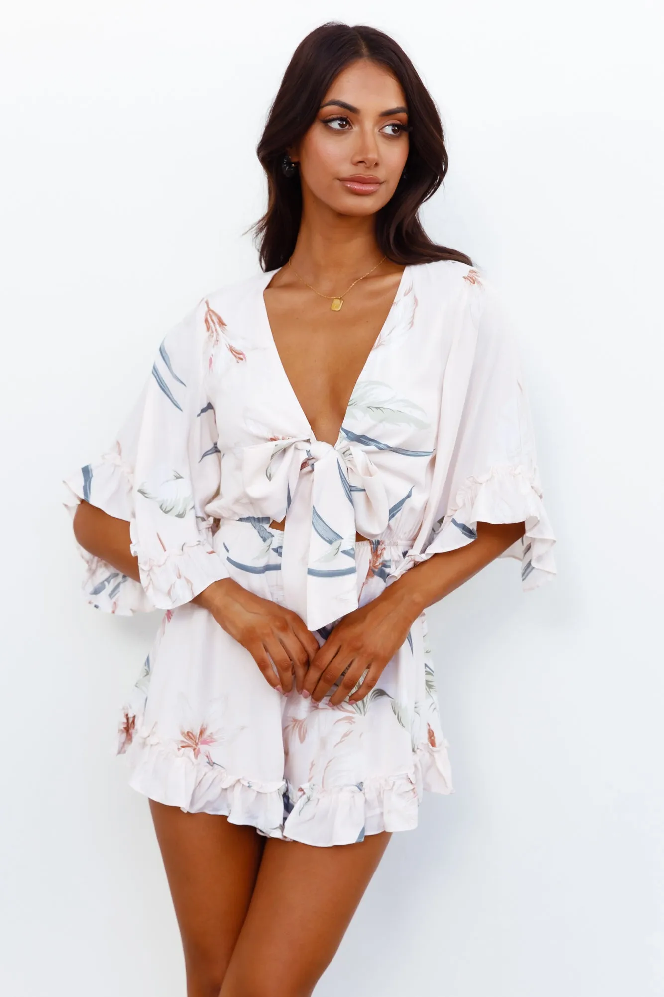 Airy Life Romper Floral sold by Hello Molly product image thumbnail 2