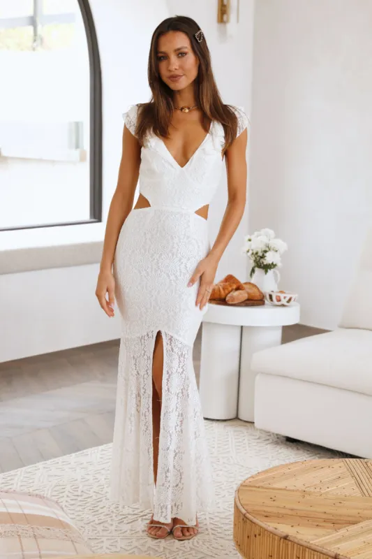 Dreaming Daily Maxi Dress White sold by Hello Molly