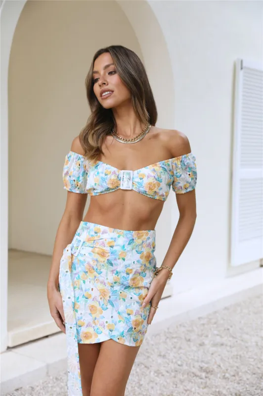 HELLO MOLLY Light Hearted Crop Top Floral sold by Hello Molly