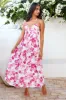 Lily Lane Halter Maxi Dress Pink sold by Hello Molly