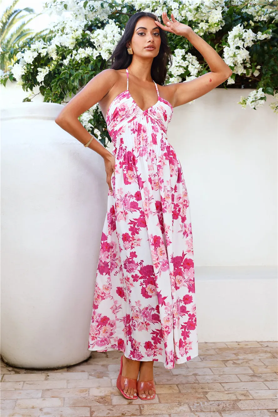 Lily Lane Halter Maxi Dress Pink sold by Hello Molly product image thumbnail 5