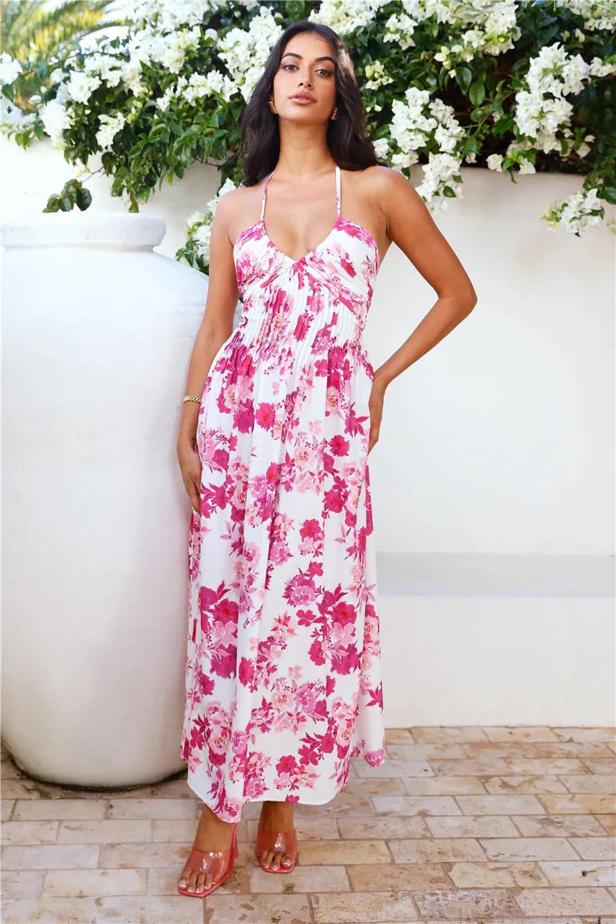 Lily Lane Halter Maxi Dress Pink sold by Hello Molly product image thumbnail 2