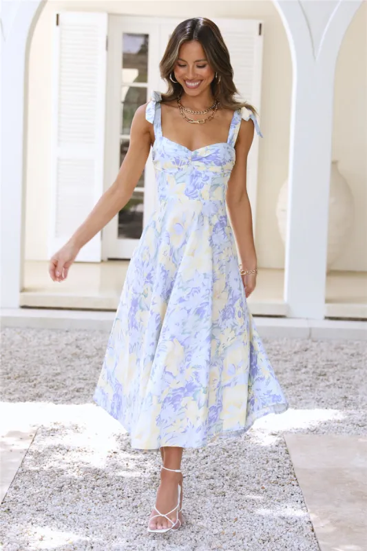 Tropical Mood Midi Dress Print sold by Hello Molly
