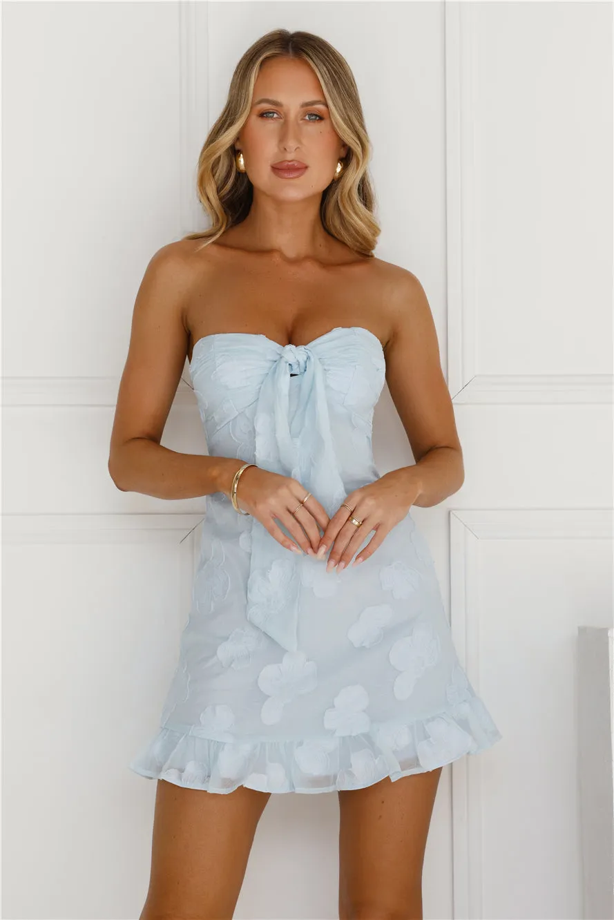 Delightful Dreams Strapless Mini Dress Blue sold by Hello Molly product image thumbnail 3