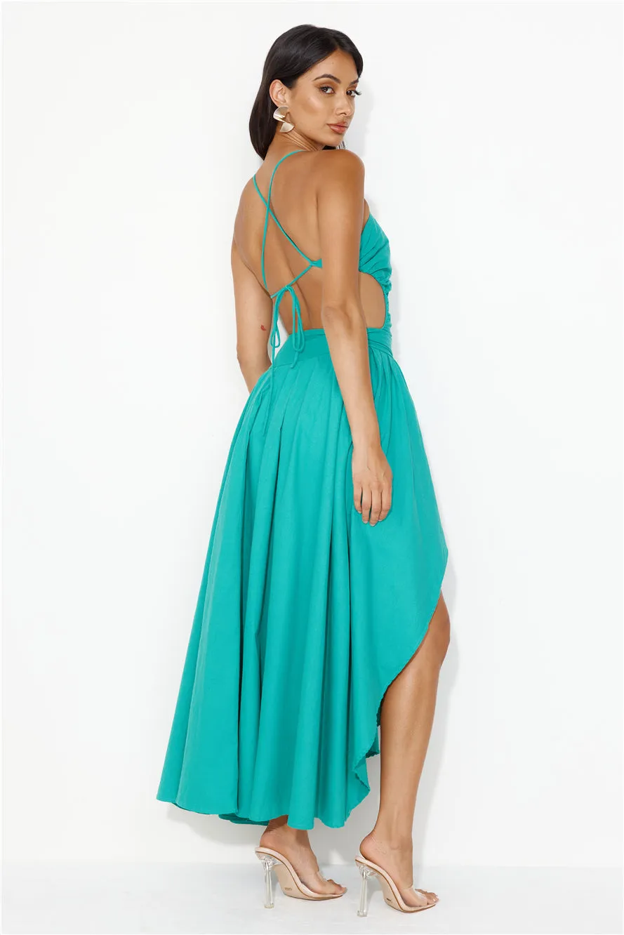 Frolicking Fields Midi Dress Green sold by Hello Molly product image thumbnail 4