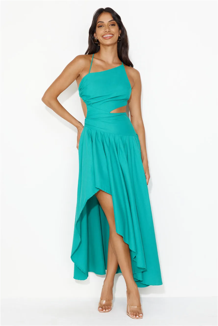 Frolicking Fields Midi Dress Green sold by Hello Molly product image thumbnail 3