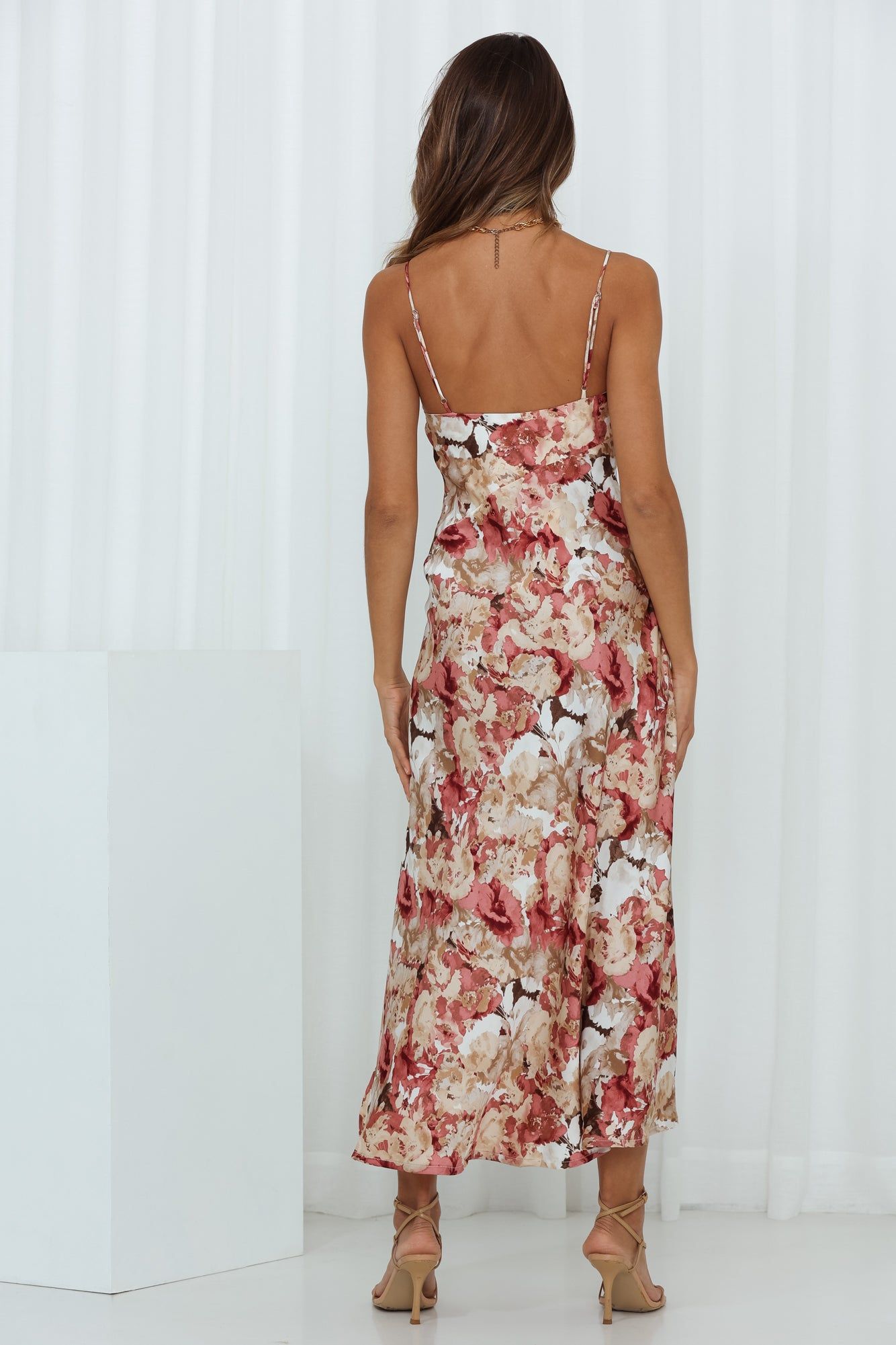 Dawn Talks Midi Dress Rose sold by Hello Molly product image thumbnail 5