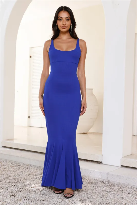 RUNAWAY Katalina Maxi Dress Royal Blue sold by Hello Molly