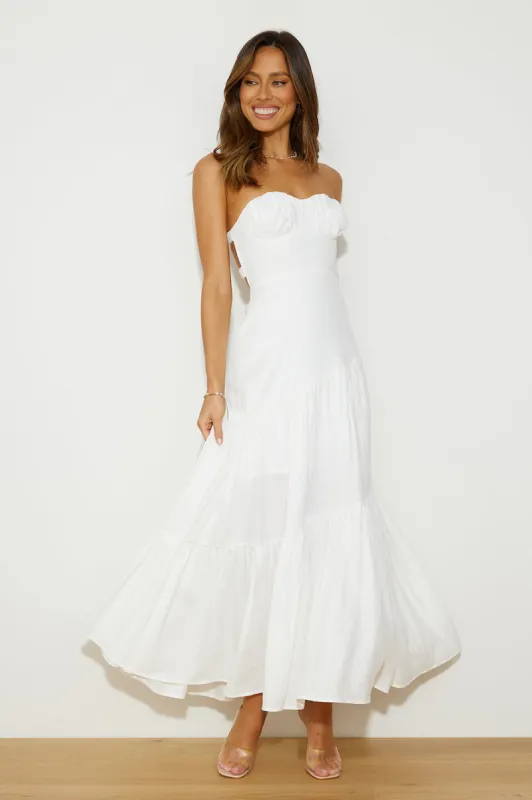 Summer Girl Maxi Dress White sold by Hello Molly
