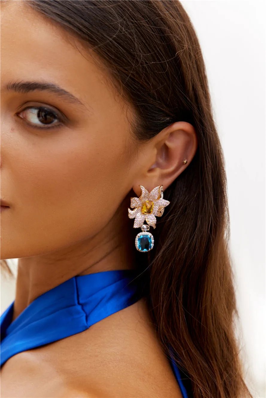 18k Gold Plated Lavina Earrings Gold sold by Hello Molly product image thumbnail 3