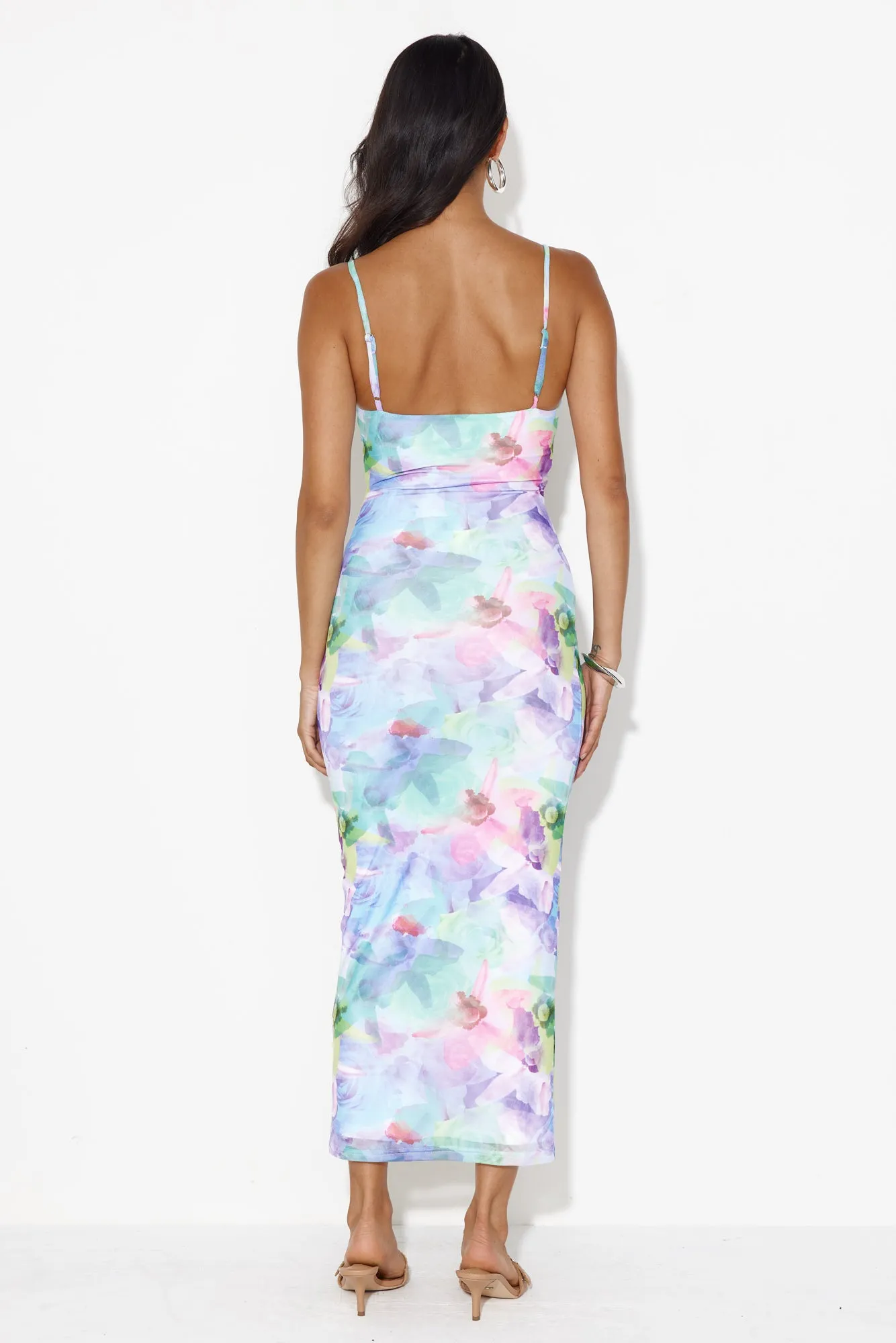 Based On You Mesh Maxi Dress Multi sold by Hello Molly product image thumbnail 5