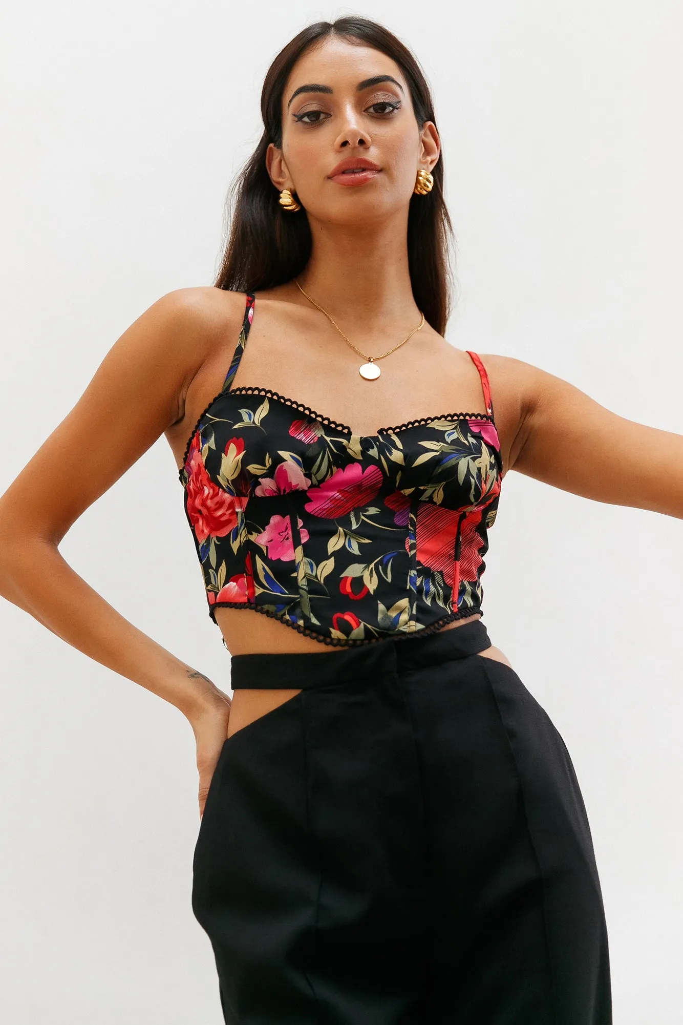 HELLO MOLLY My Queendom Crop Black sold by Hello Molly product image thumbnail 3