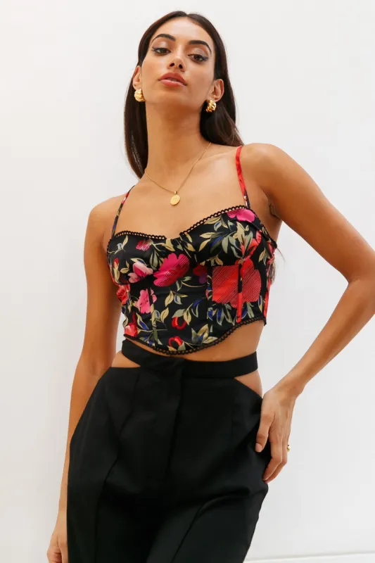 HELLO MOLLY My Queendom Crop Black sold by Hello Molly