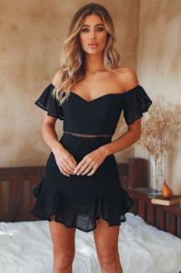In Other News Dress Black sold by Hello Molly