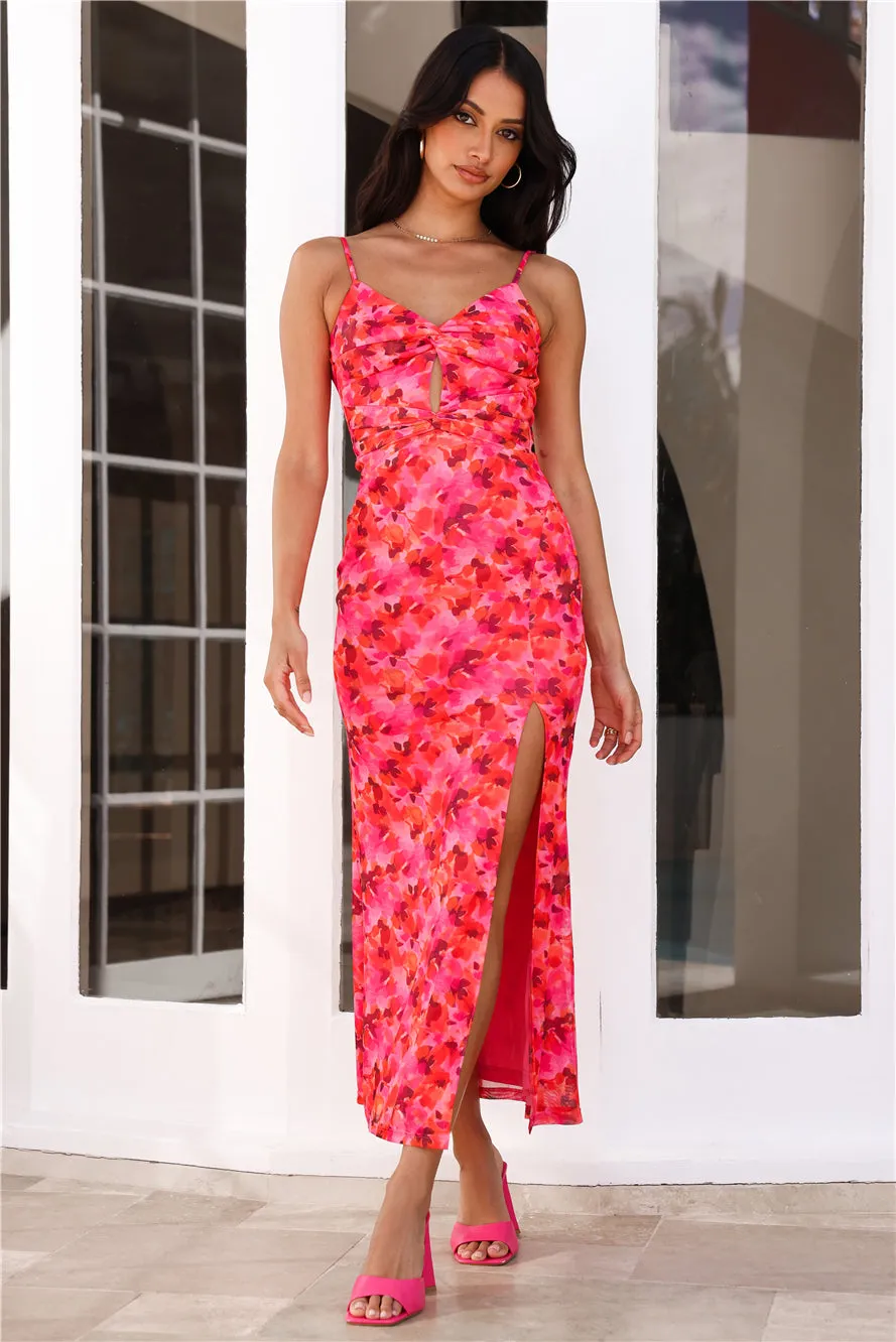 All The Cool Vibes Mesh Maxi Dress Pink sold by Hello Molly product image thumbnail 3