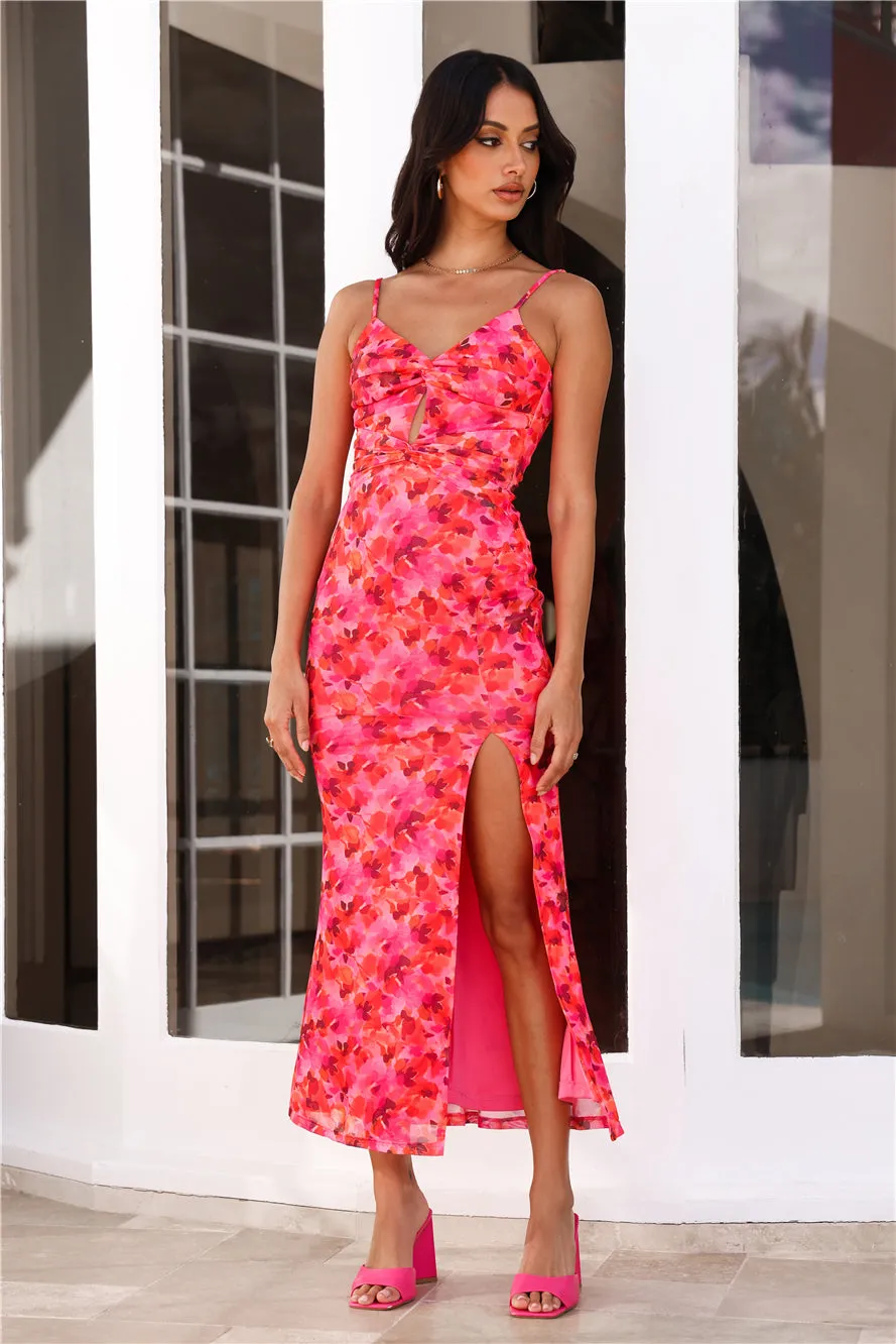 All The Cool Vibes Mesh Maxi Dress Pink sold by Hello Molly product image thumbnail 5