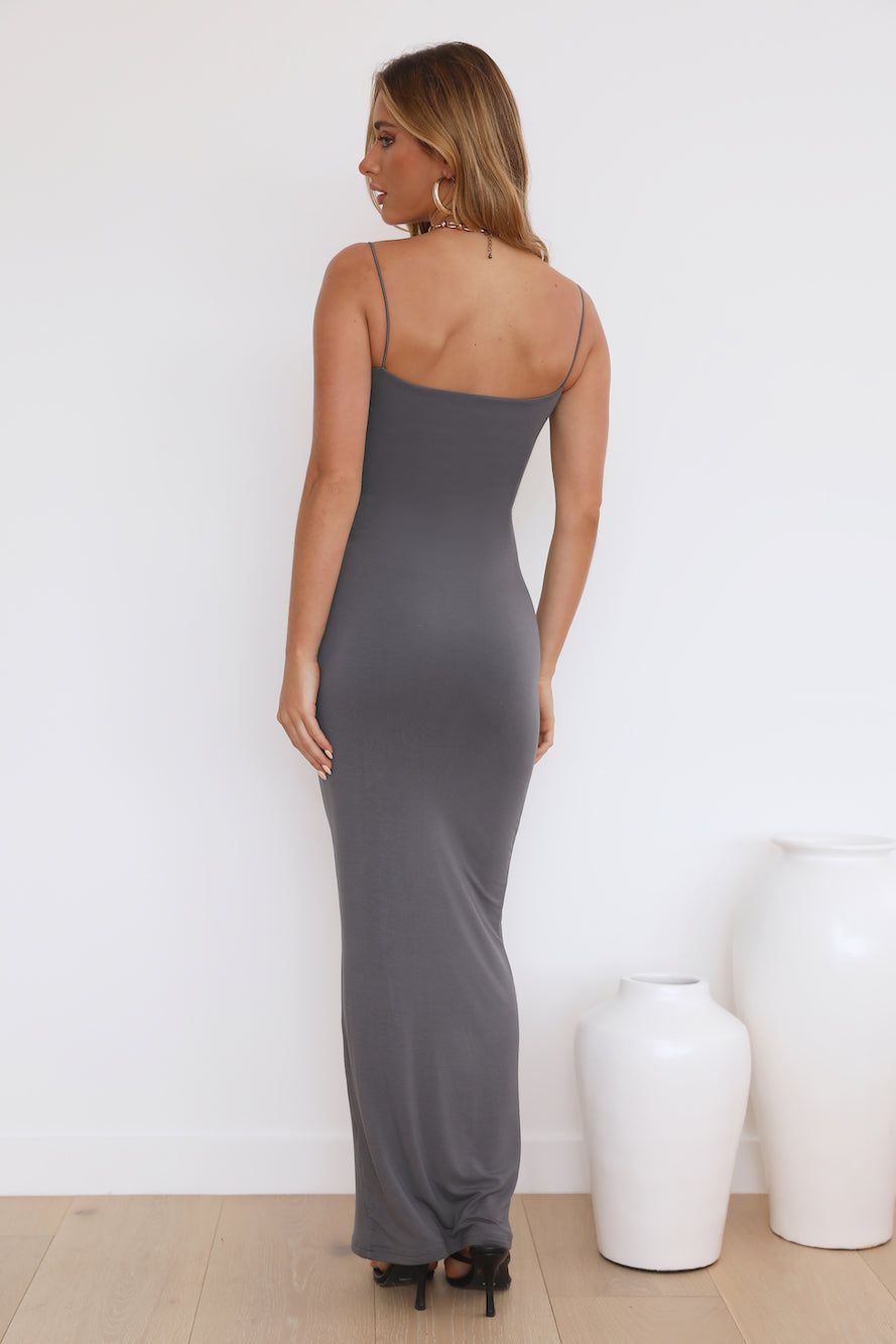 Repeat Wear Maxi Dress Charcoal sold by Hello Molly product image thumbnail 4