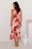 Blossom Trails Satin Maxi Dress Pink sold by Hello Molly