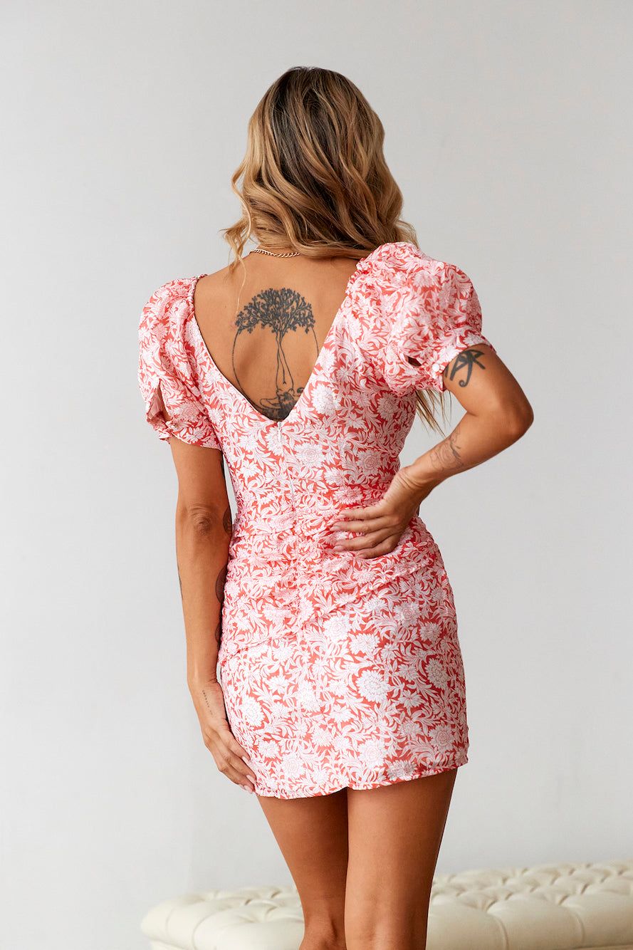 HELLO MOLLY Dreamers And Lovers Mini Dress Red sold by Hello Molly product image thumbnail 4