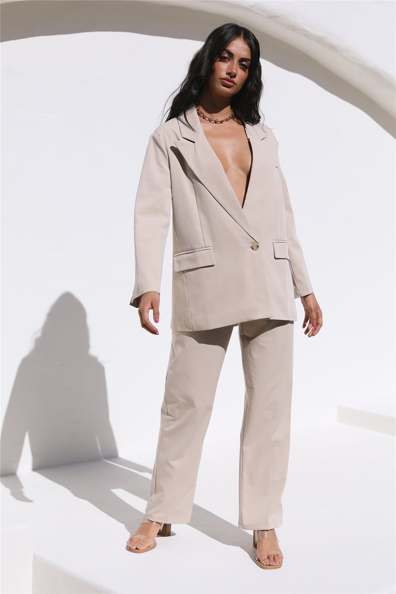 Style Staple Blazer Beige sold by Hello Molly product image thumbnail 3