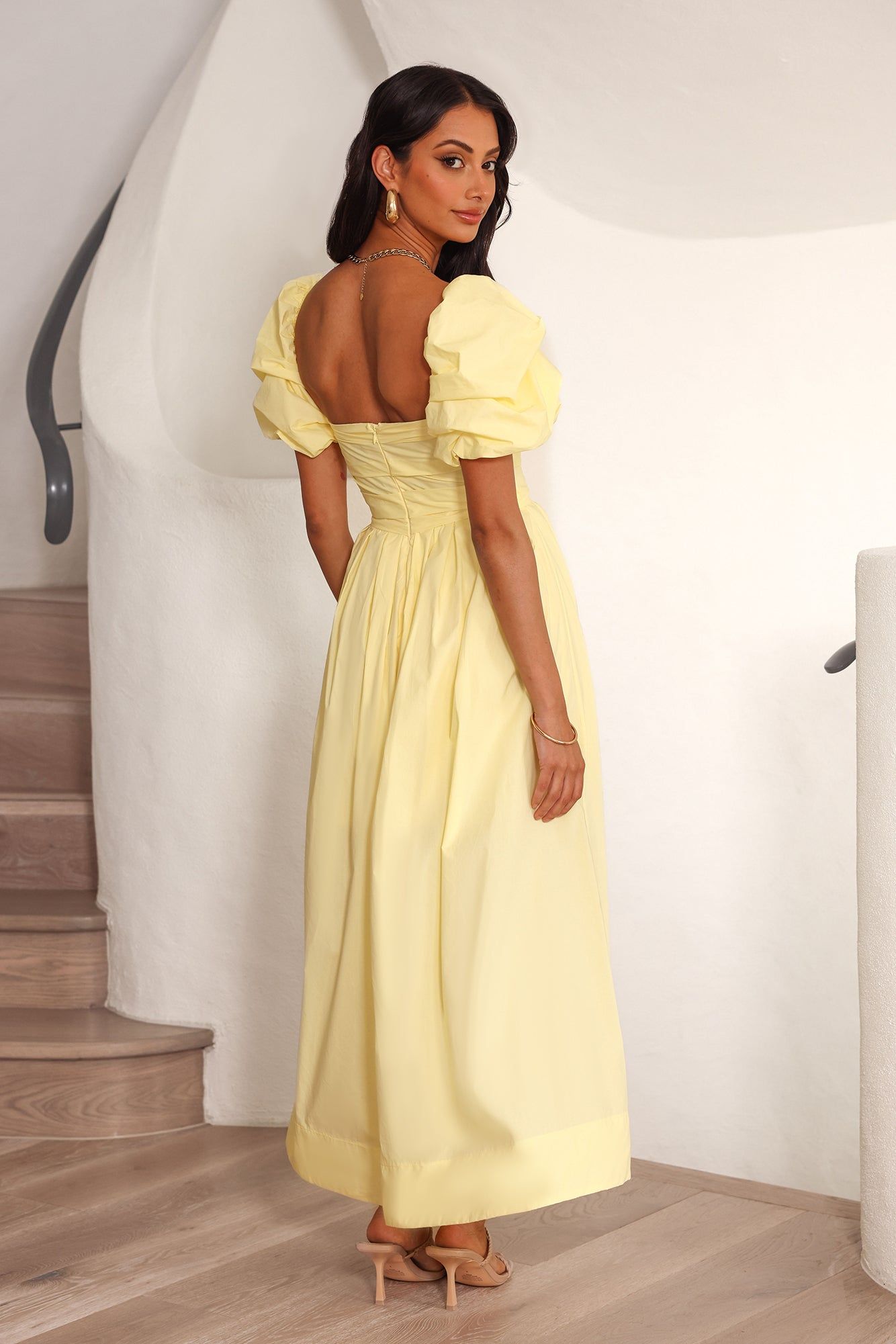 Birthday Picnic Midi Dress Yellow sold by Hello Molly product image thumbnail 5