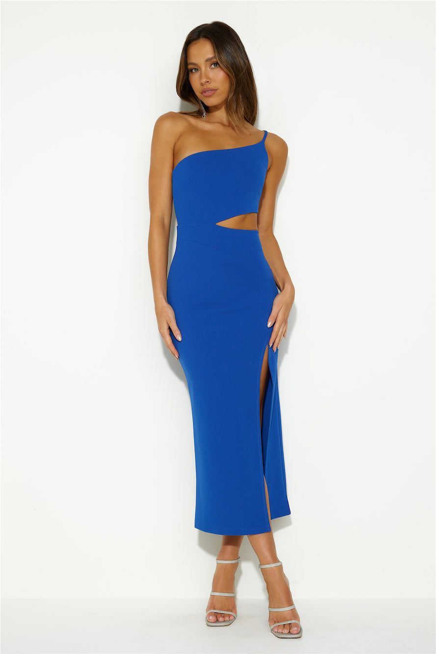 Chic Town Midi Dress Blue sold by Hello Molly product image thumbnail 3