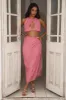 HELLO MOLLY Bit Of Blush Midi Skirt Pink sold by Hello Molly