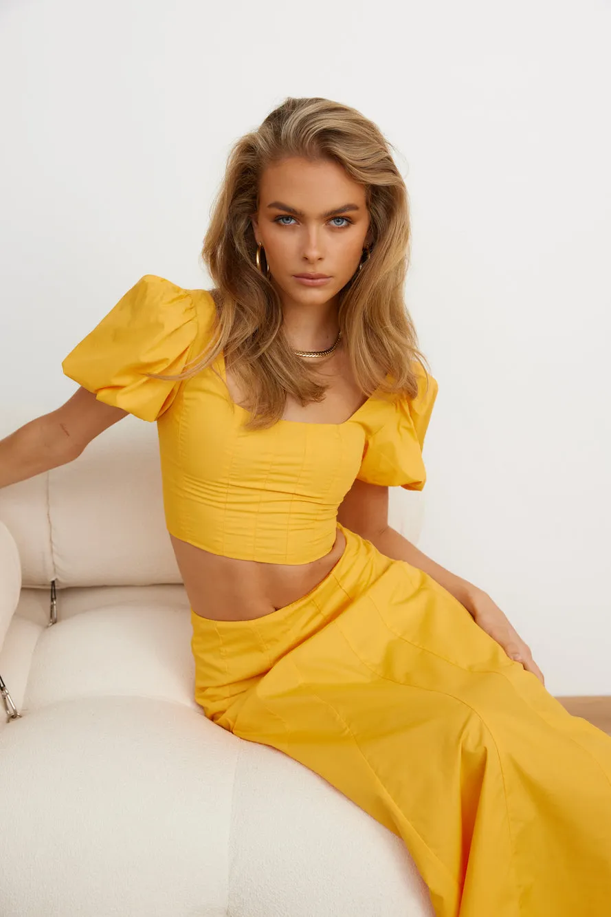Orchard Field Maxi Skirt Yellow sold by Hello Molly product image thumbnail 2