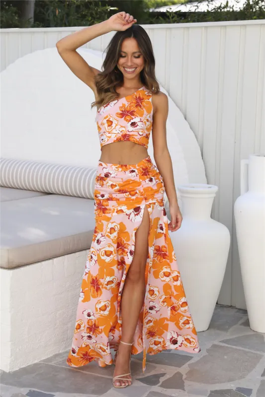 HELLO MOLLY Flourishing Soul Maxi Skirt Multi sold by Hello Molly