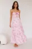 Queen Scenes Strapless Maxi Dress Pink sold by Hello Molly