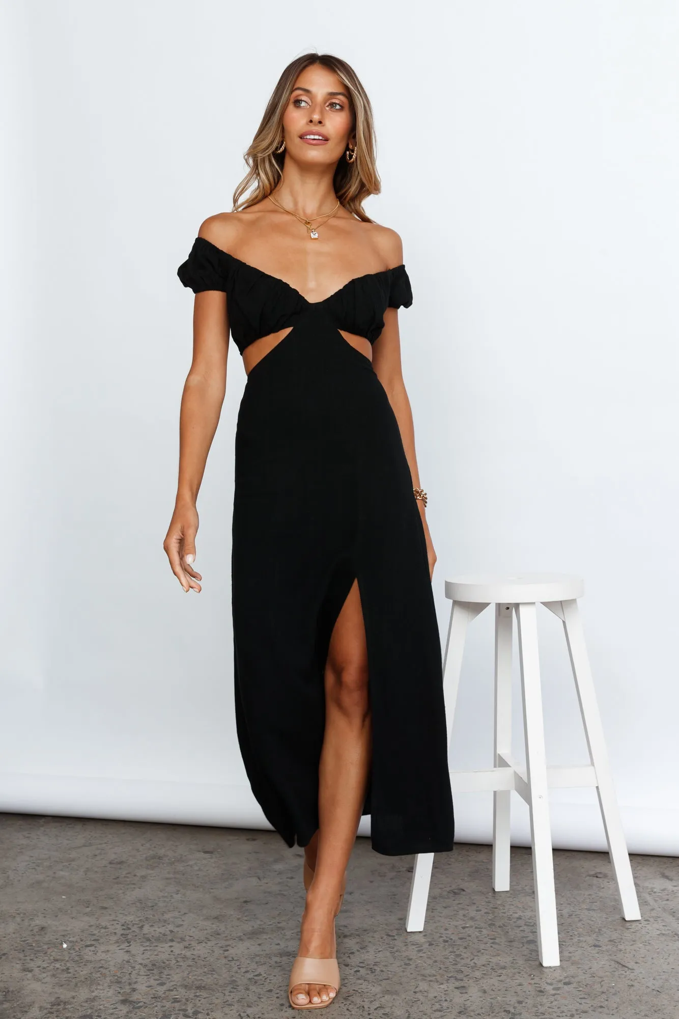 In Your Eyes Maxi Dress Black sold by Hello Molly product image thumbnail 3