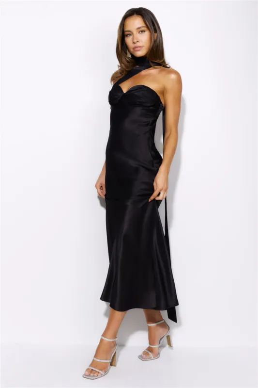 Stylish Queen Maxi Dress Black sold by Hello Molly