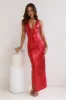 RUNAWAY Blaise Maxi Dress Red sold by Hello Molly