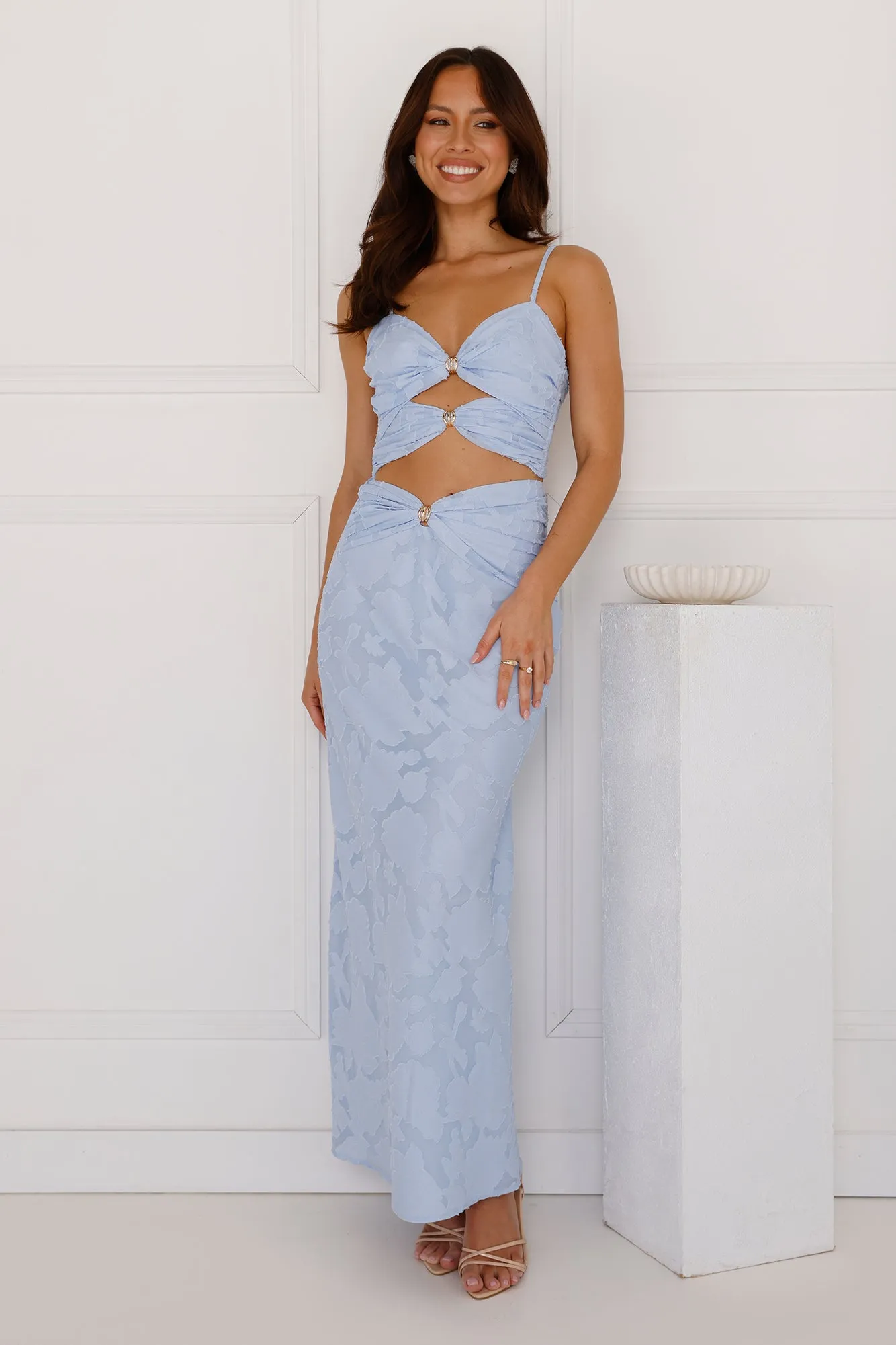 Secluded Shores Maxi Skirt Blue sold by Hello Molly product image thumbnail 2