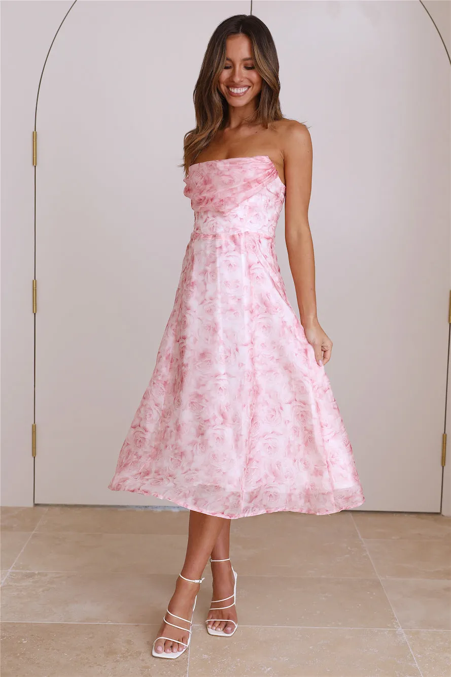 Fancy Day Midi Dress Pink sold by Hello Molly product image thumbnail 2