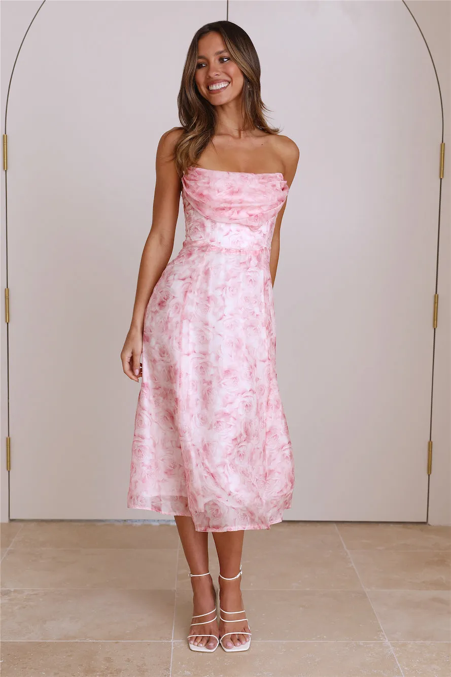 Fancy Day Midi Dress Pink sold by Hello Molly product image thumbnail 3