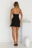 Fake It Halter Tailored Romper Black sold by Hello Molly