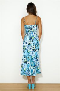 By The Garden Maxi Dress Blue sold by Hello Molly