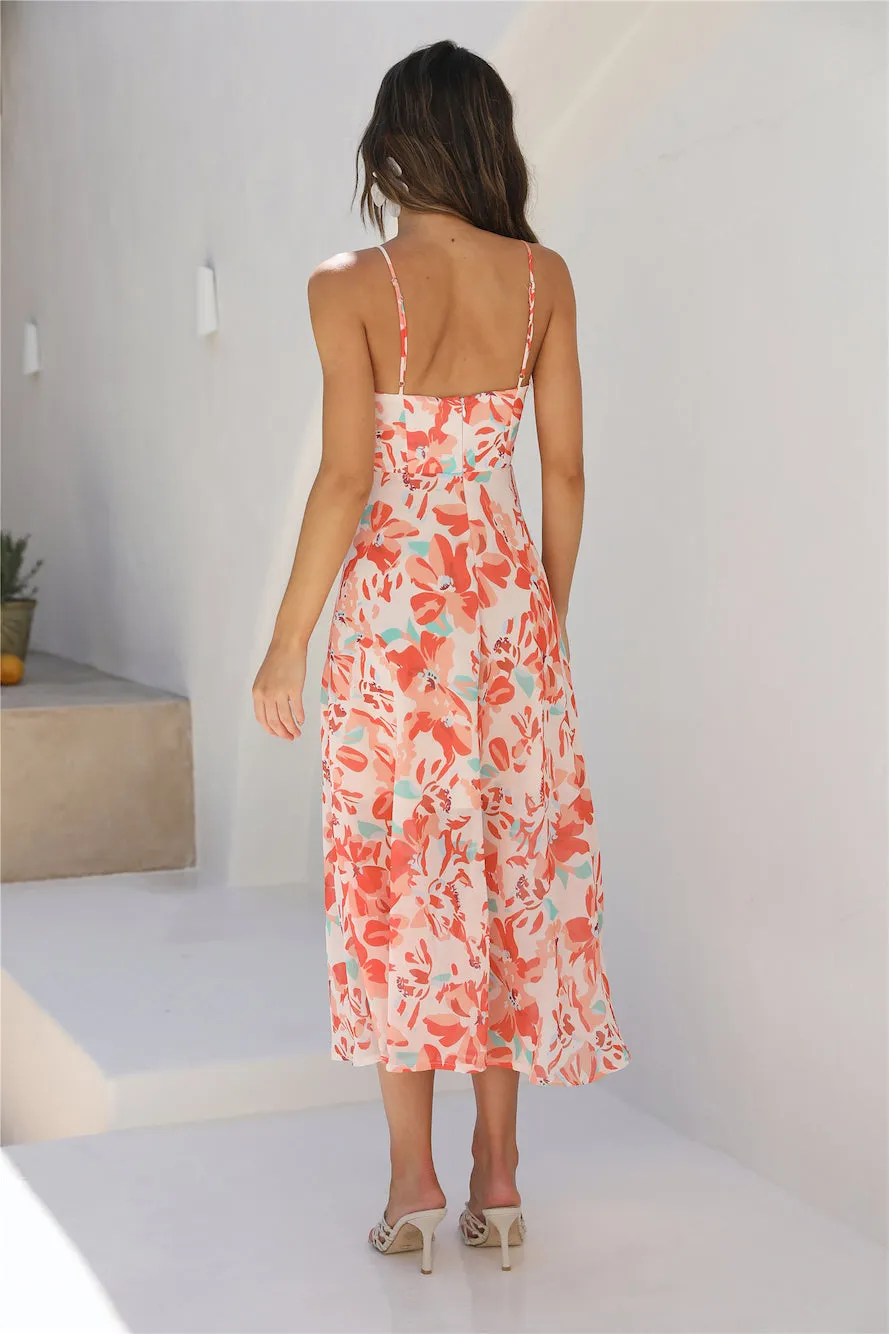 Vacay Vibe Midi Dress Orange sold by Hello Molly product image thumbnail 5